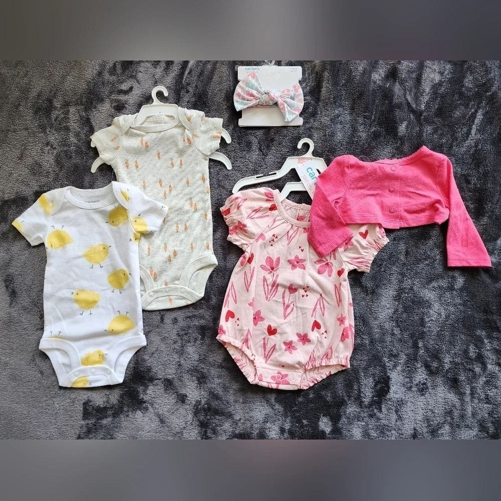 NWT baby girl Valentine's Day/ Easter/ spring / summer clothes bundle